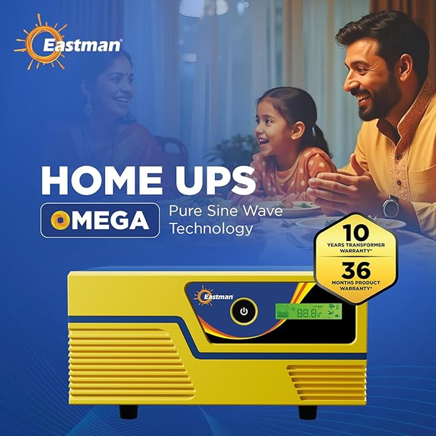 Eastman 1500VA Home UPS- Omega