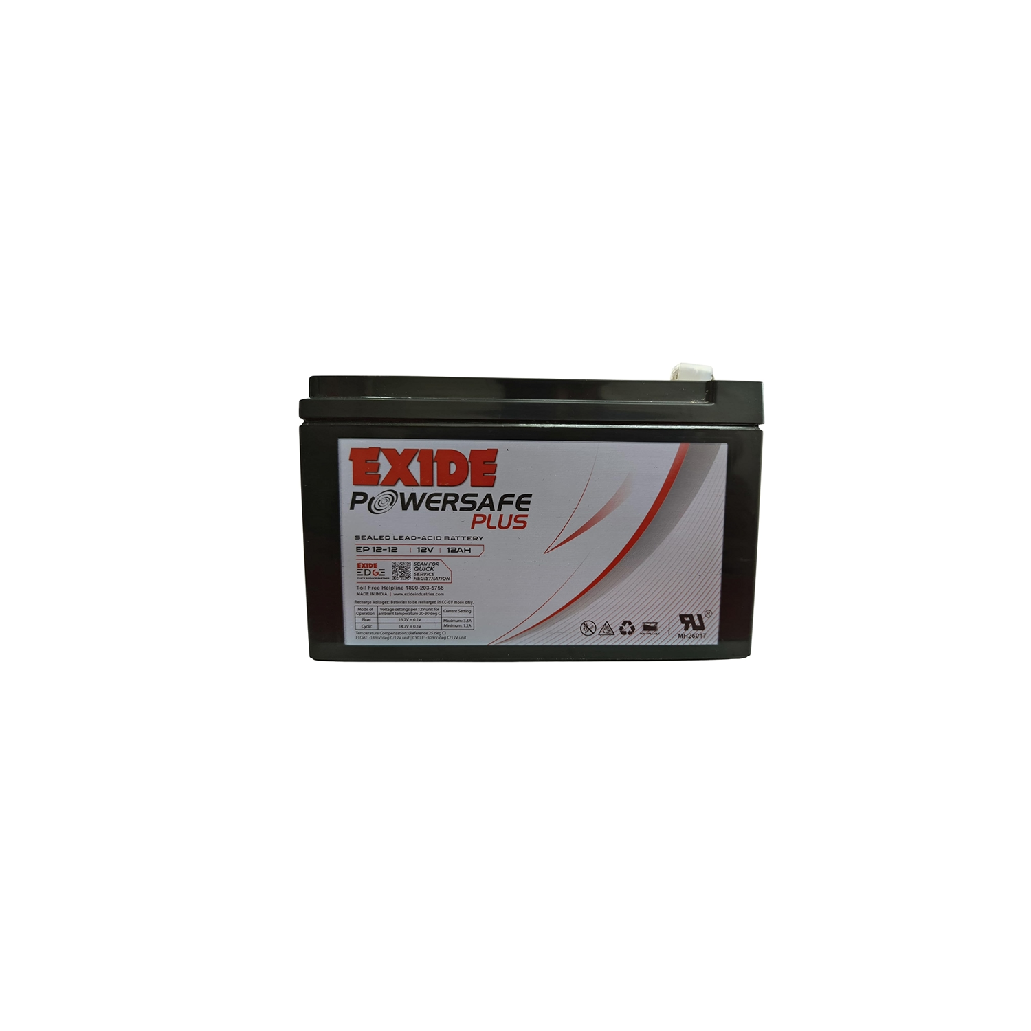 Exide 12Ah VRLA Battery- Powersafe