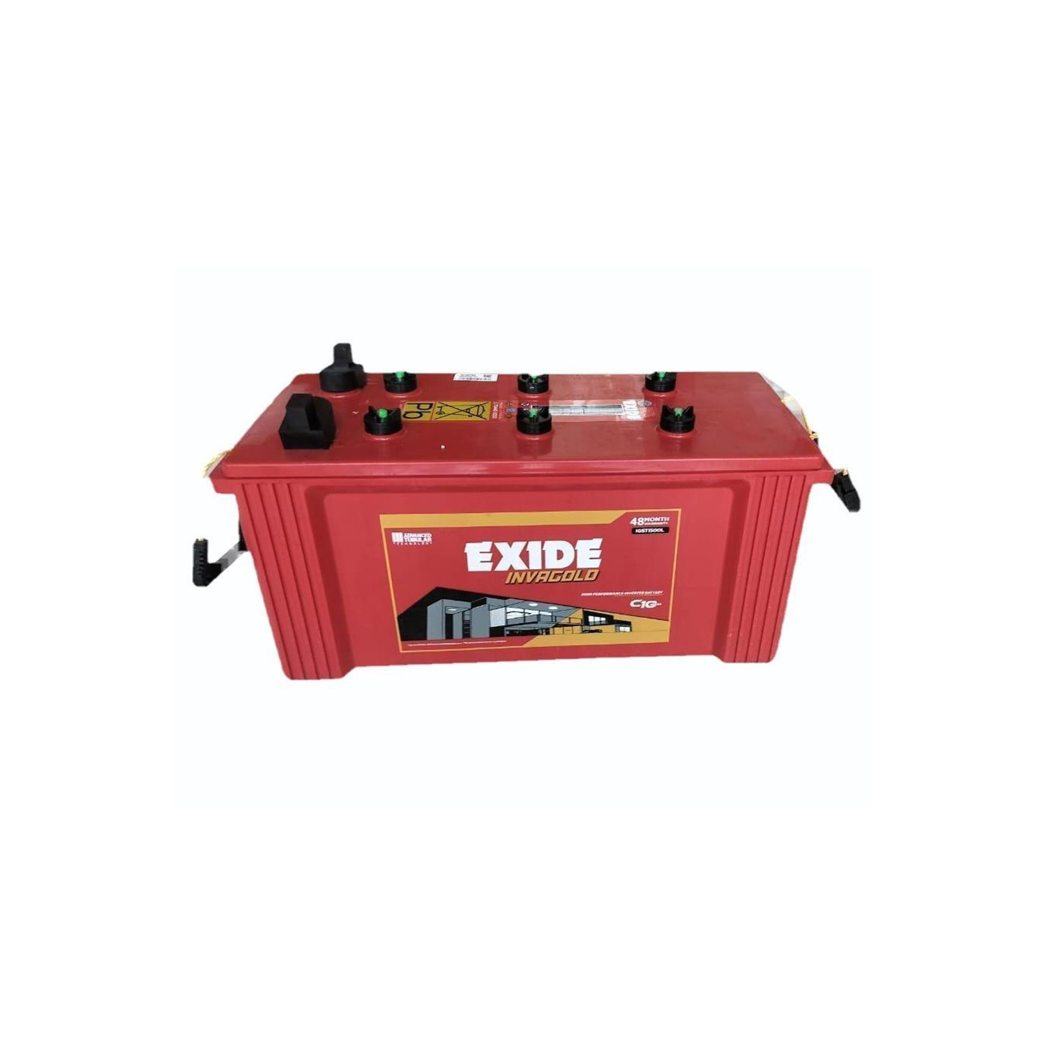 Exide 150Ah Short Tubular Battery- Invagold