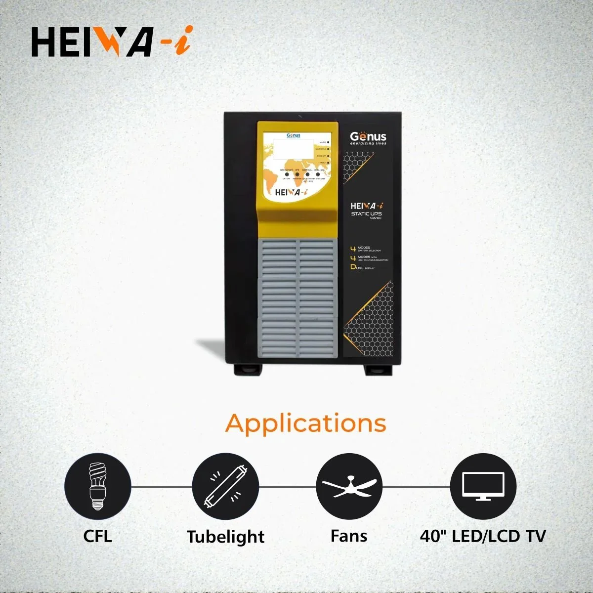 Genus 5KVA Sinewave UPS- Heiwa 6500