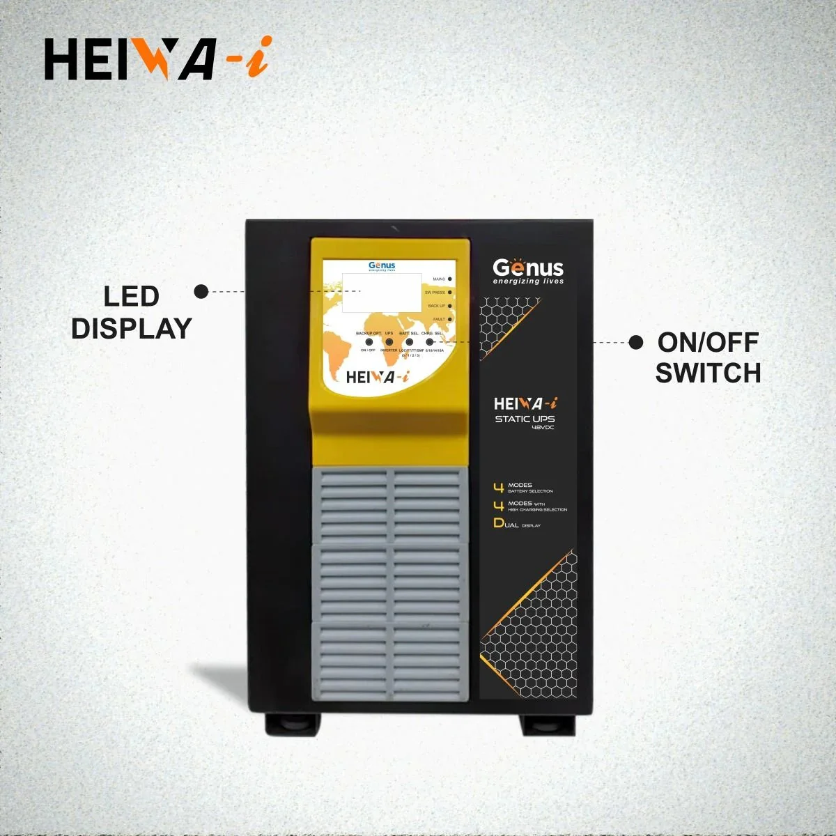 Genus 5KVA Sinewave UPS- Heiwa 6500