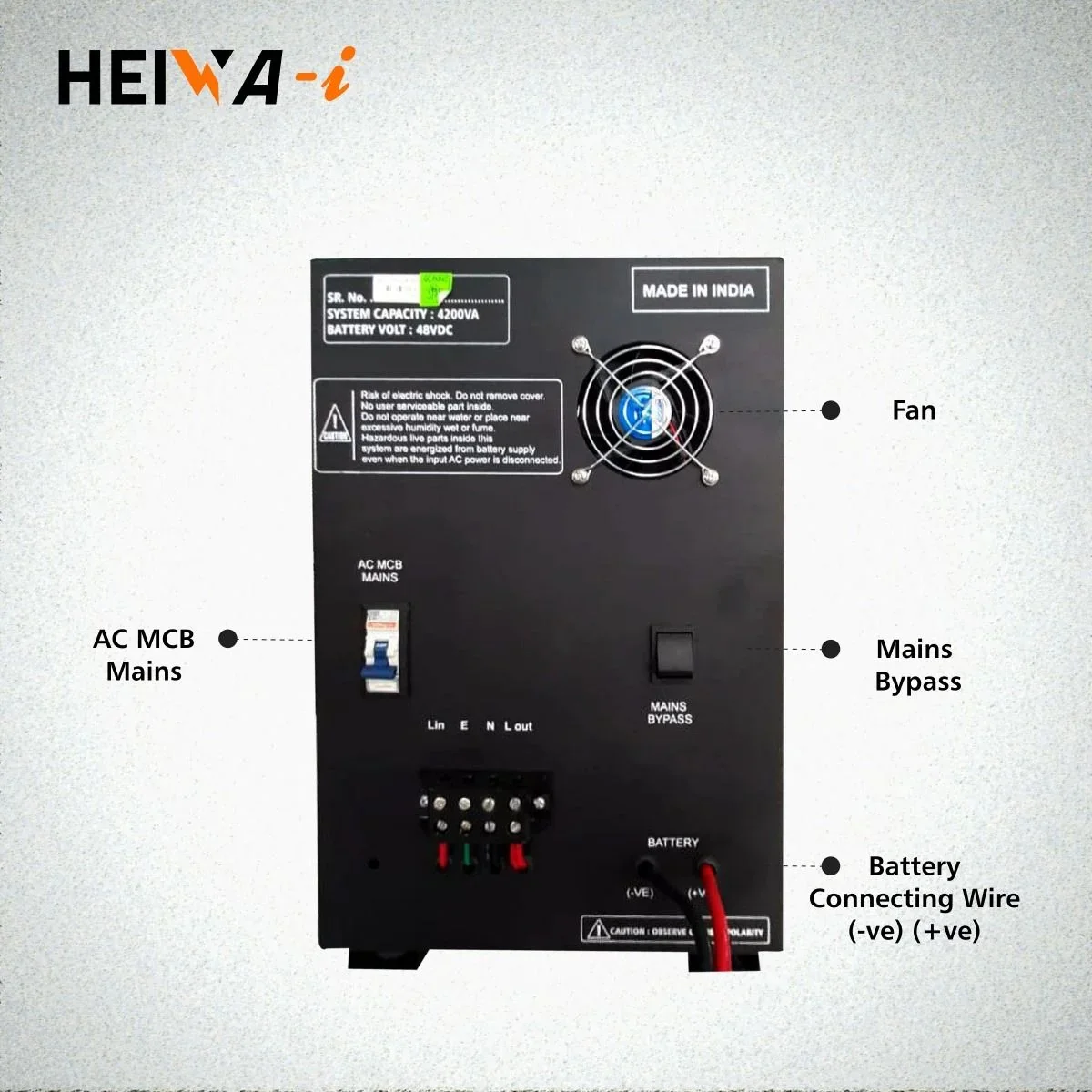 Genus 5KVA Sinewave UPS- Heiwa 6500