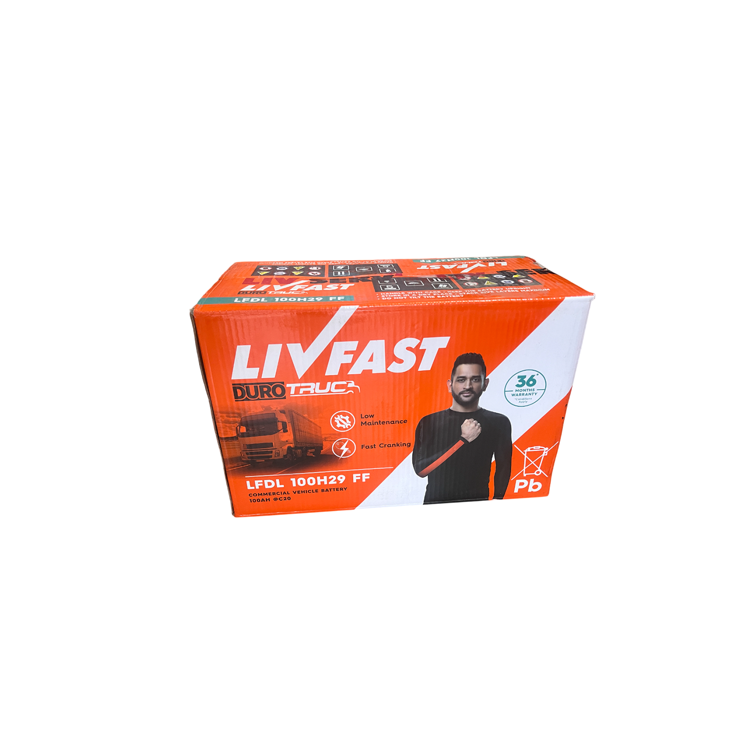 Livfast 100Ah Automotive Battery- 100H29 FF R