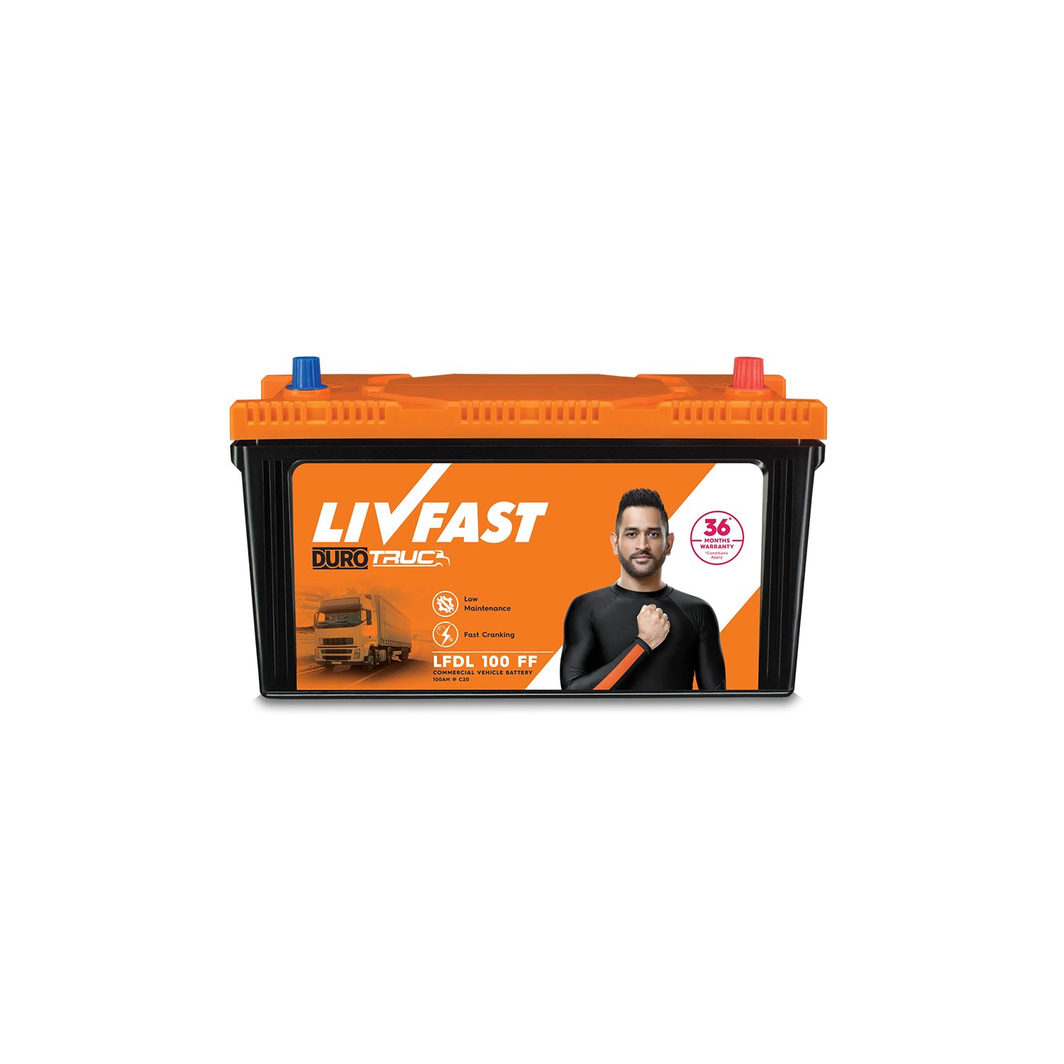 Livfast 100Ah Automotive Battery- DuroTruc