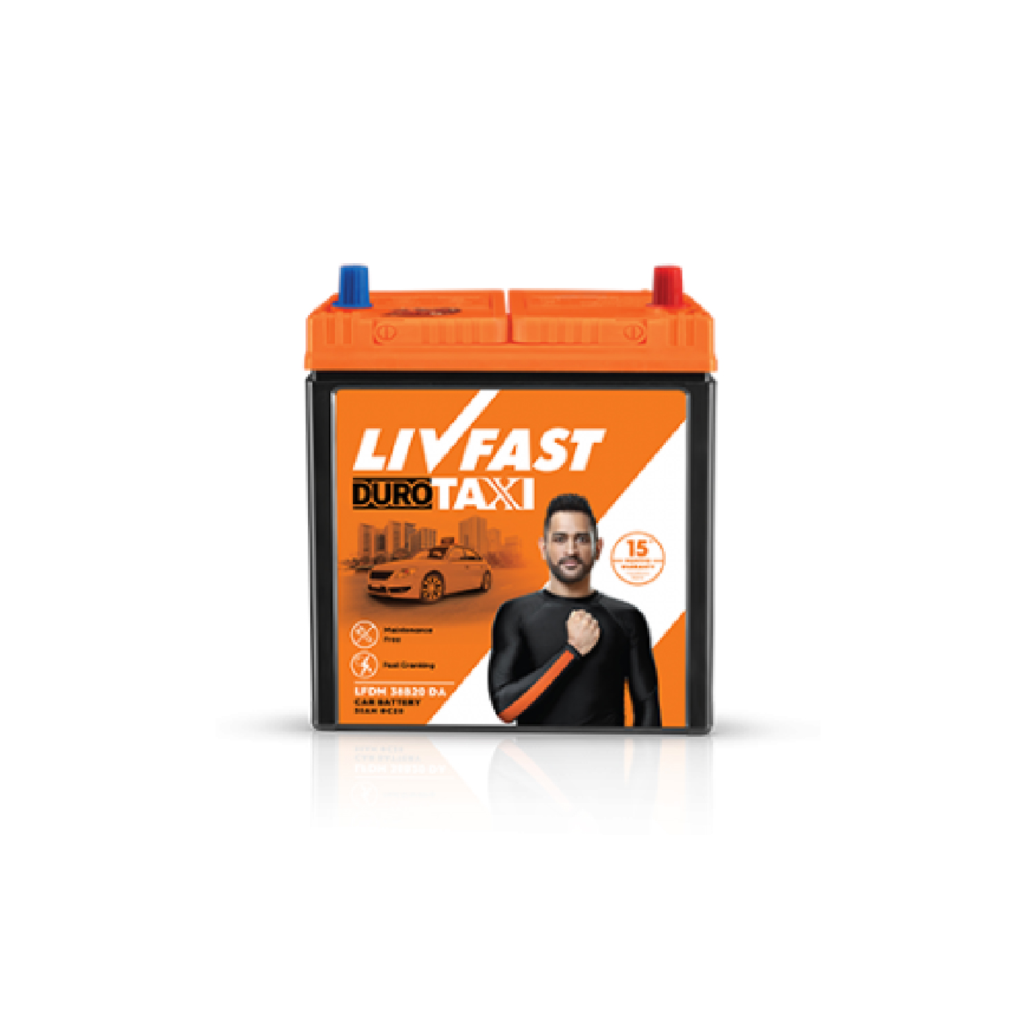 Livfast 35Ah Battery Duro Taxi- Automotive