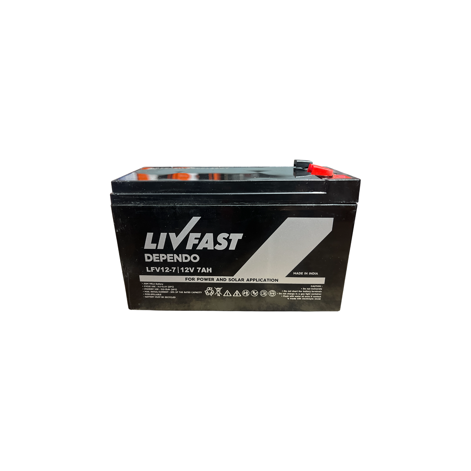 Livfast 7Ah VRLA Battery