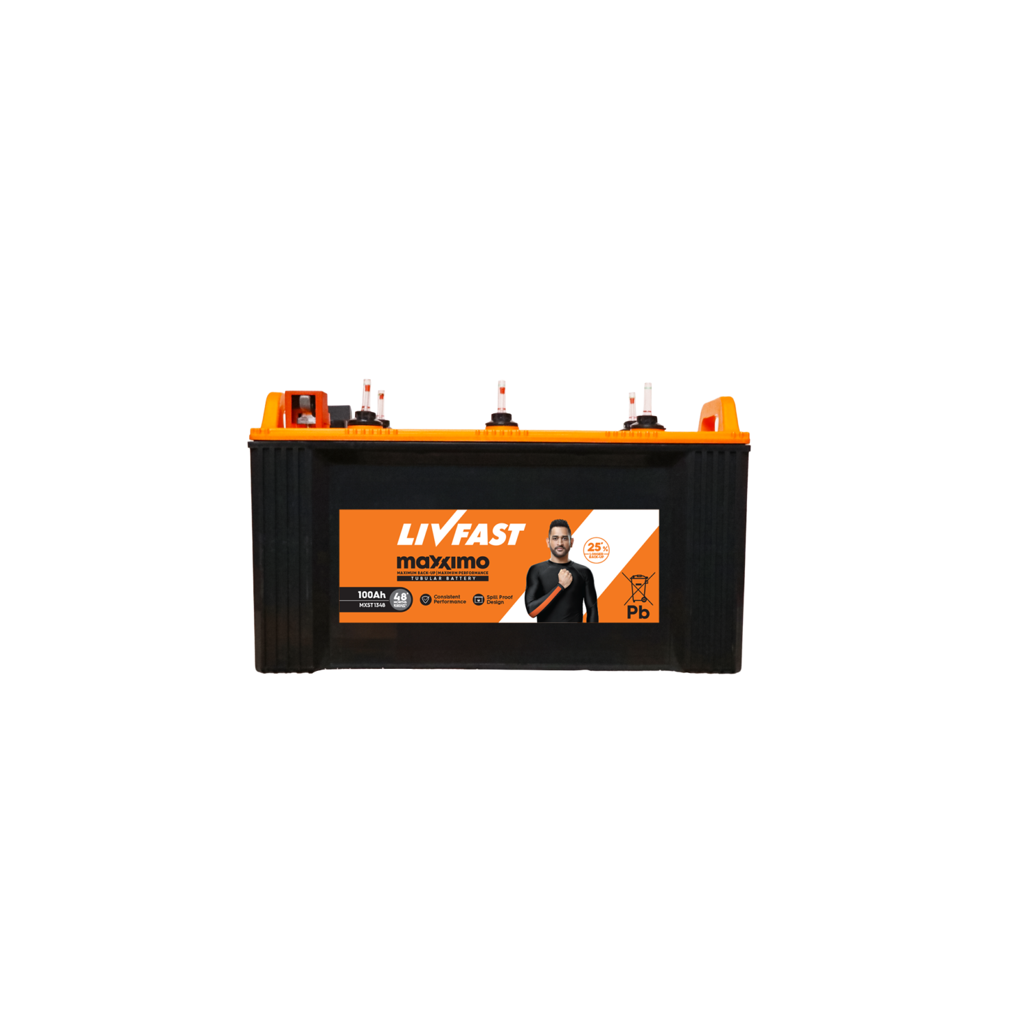Livfast Tubular Battery 100Ah- MXST 1348