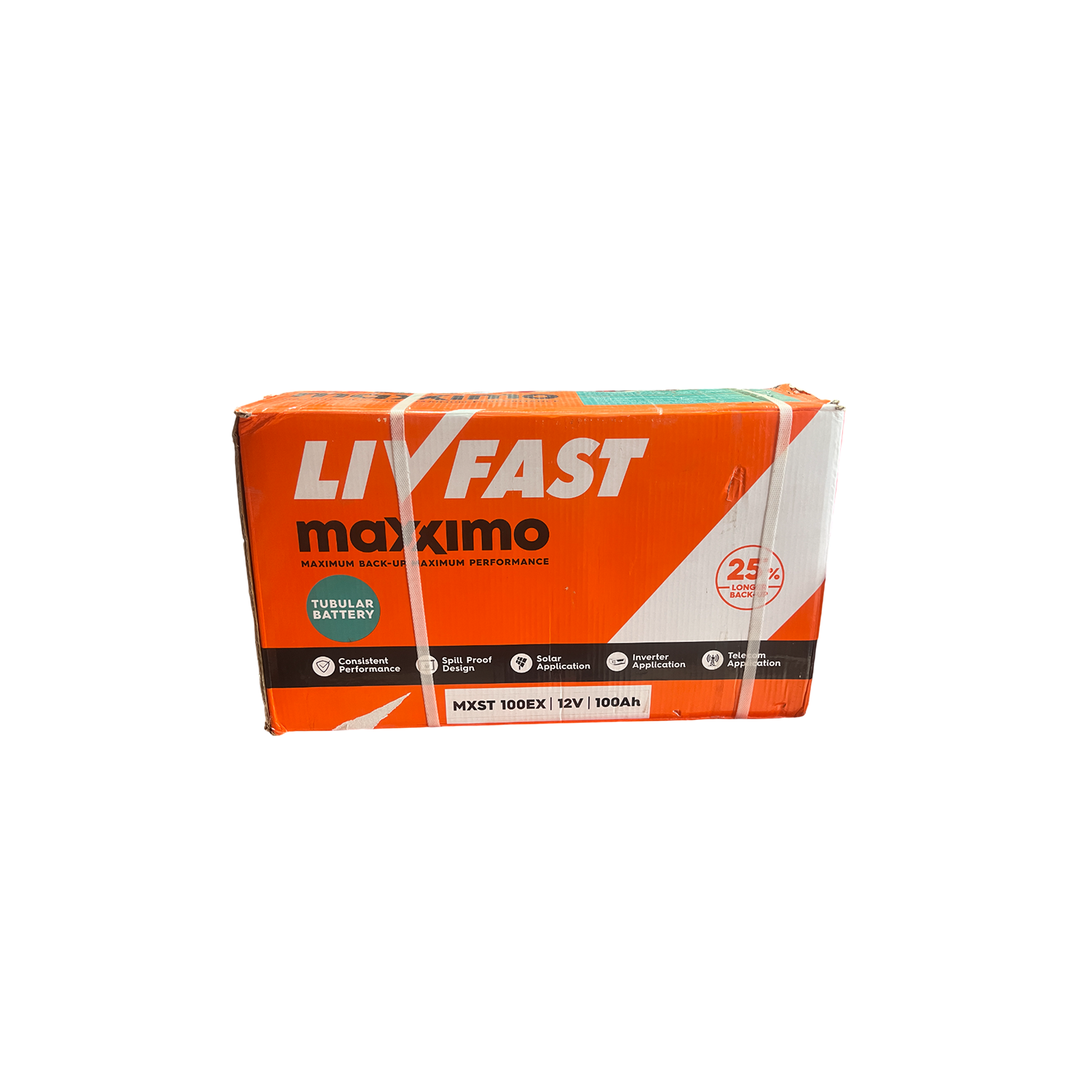 Livfast Tubular Battery 100Ah- MXST 1348