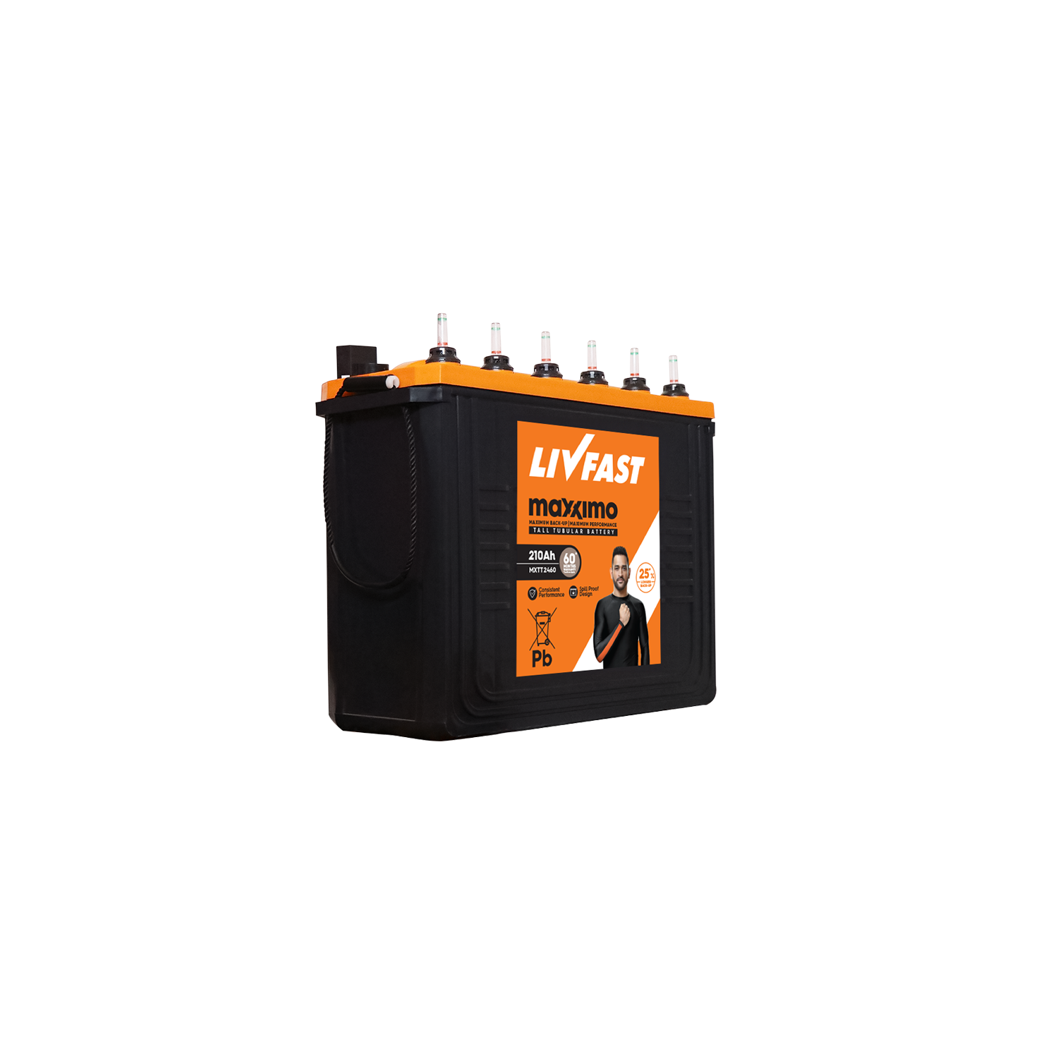 Livfast Tubular Battery 210 Ah- MXTT 2466
