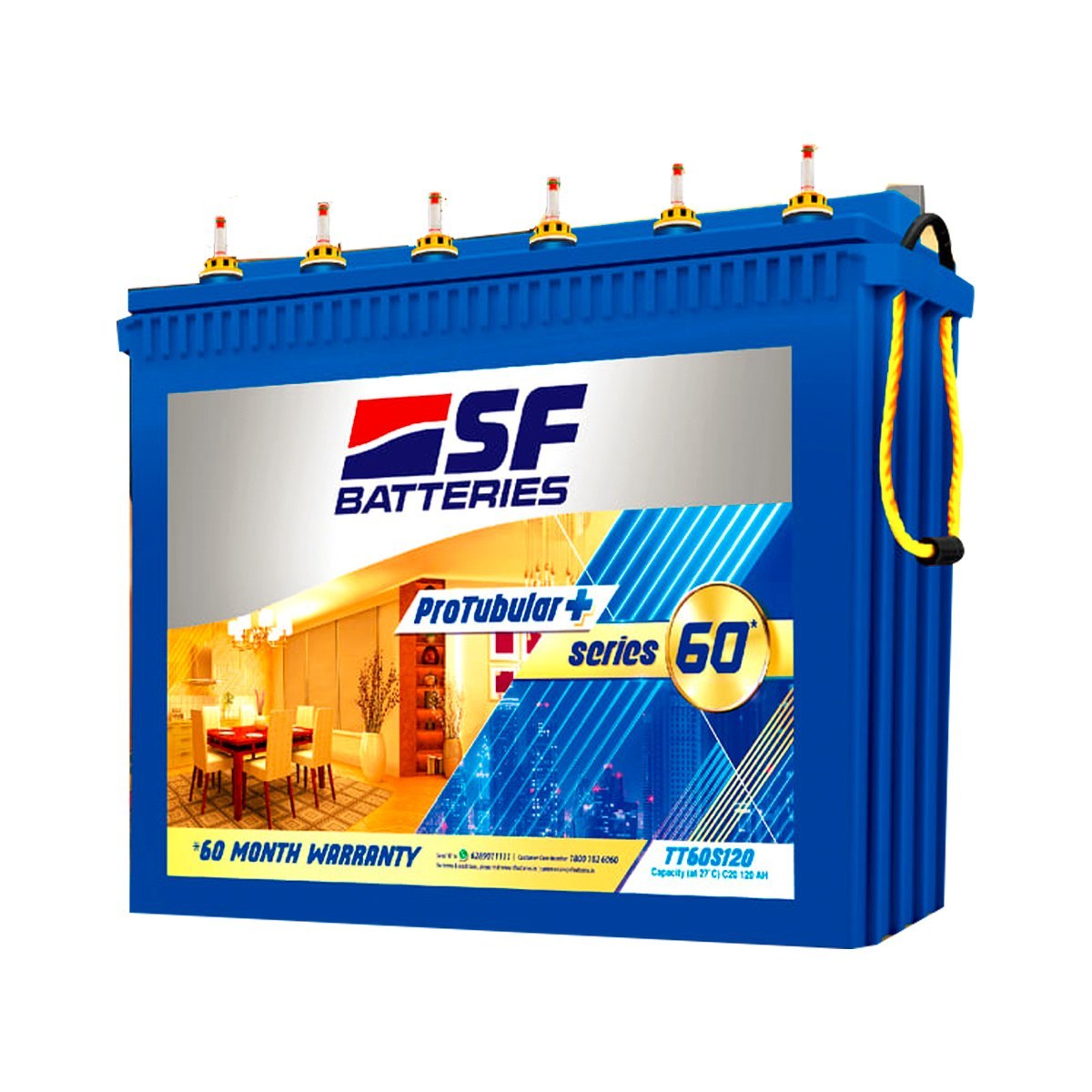 SF 220 Ah Tubular Battery- TT60S220