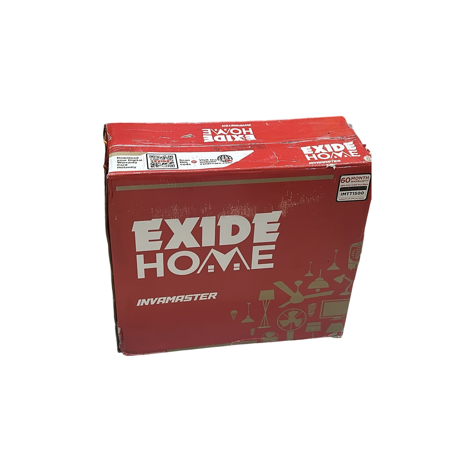 Exide 150 Ah Invamaster Tubular Battery- IMTT 1500