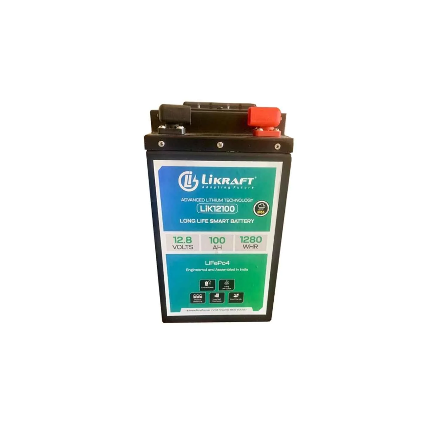 Likraft 100Ah 12.8V Lithium Battery for Inverter