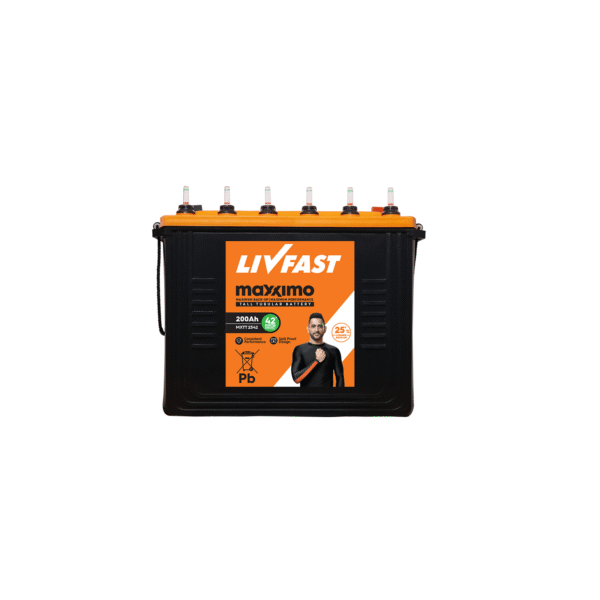 Livfast 200Ah Tubular Battery