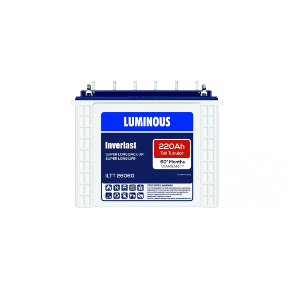 Luminous 220ah battery price